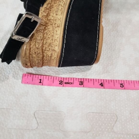 Azura Perforated Open Toe Strappy Wedge Sandals Size 39 - Picture 12 of 13